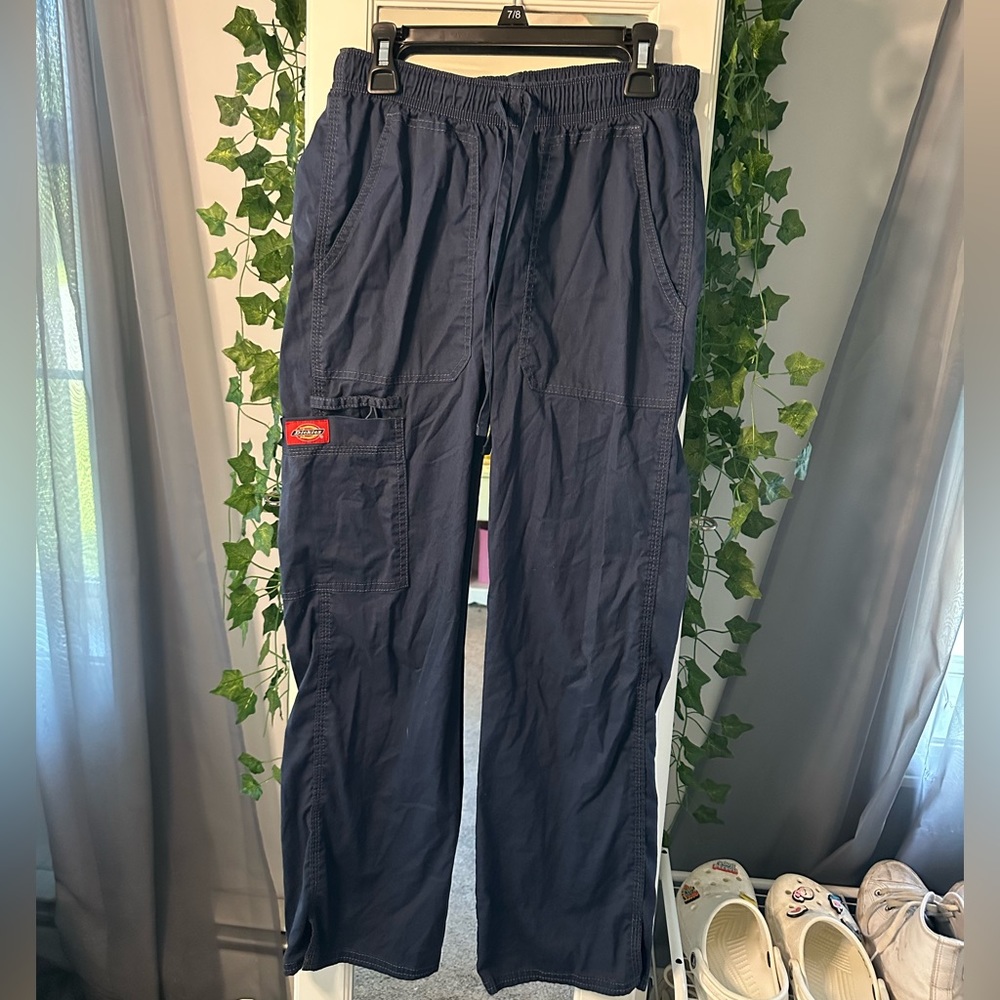 navy blue extra small petite scrub pants! brand: dickies